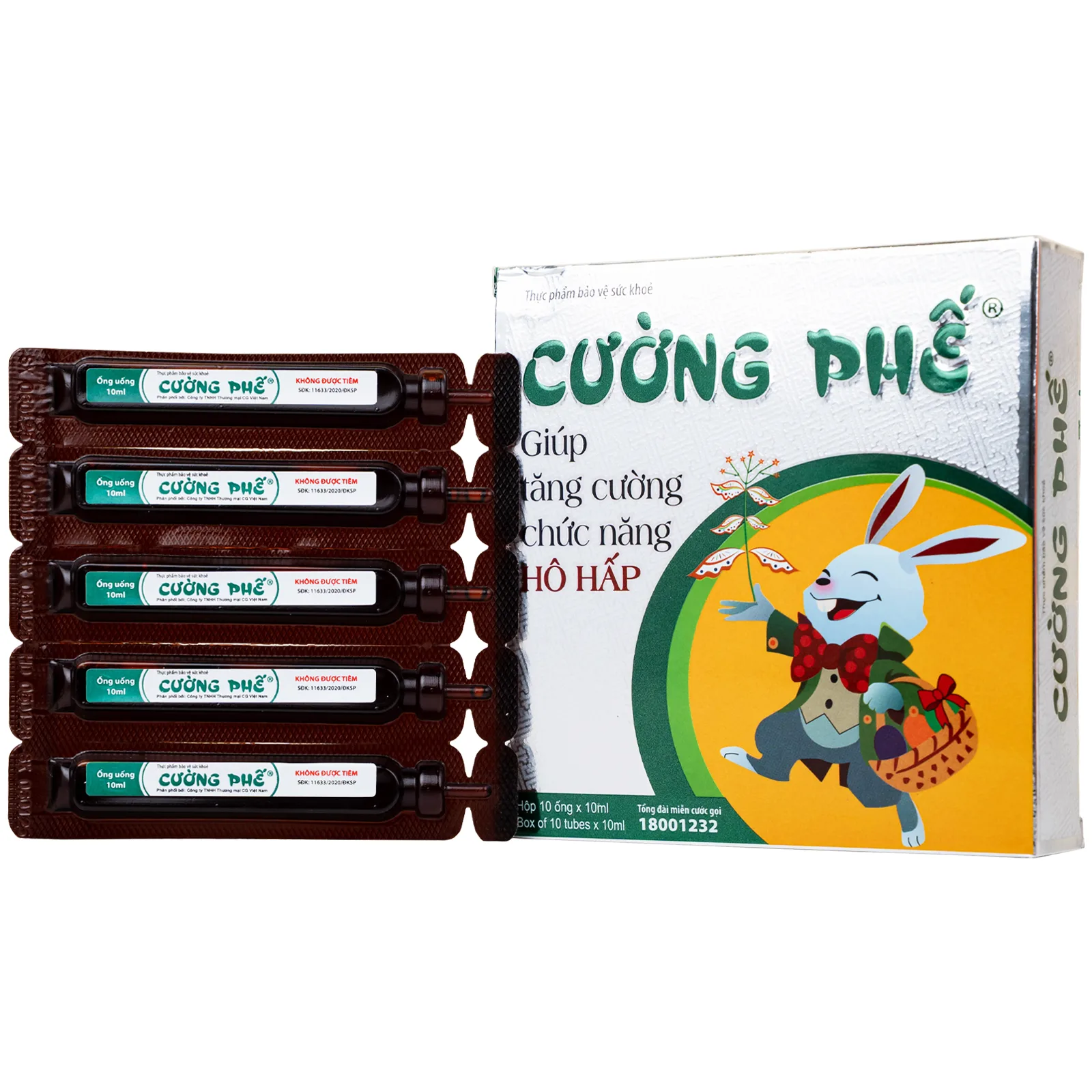 Hình ảnh Siro Cường Phế Lotus tăng cường chức năng hô hấp (10 ống x 10ml)