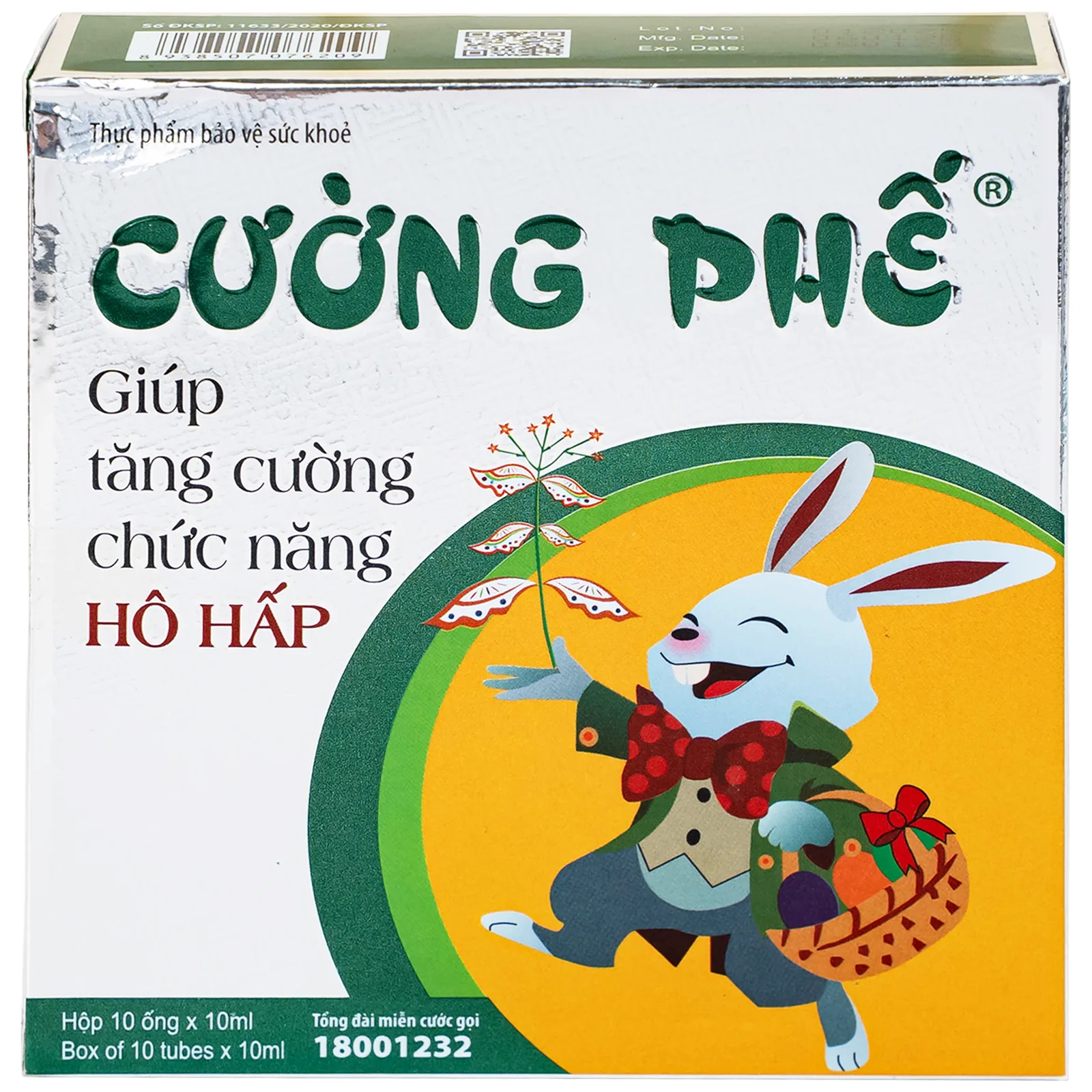 Hình ảnh Siro Cường Phế Lotus tăng cường chức năng hô hấp (10 ống x 10ml)
