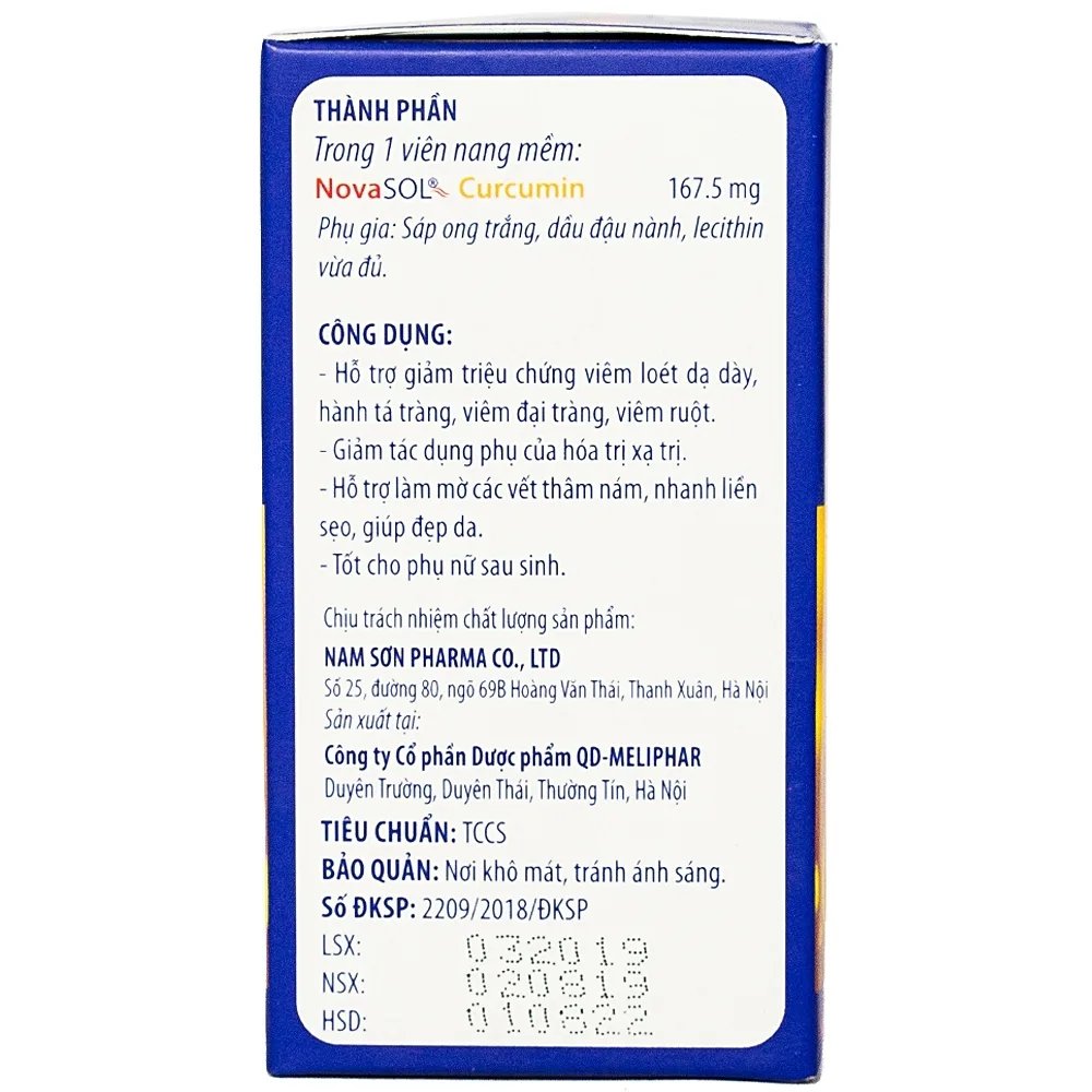 Hình ảnh Viên uống Curmin Lead Softgel hỗ trợ giảm triệu chứng viêm loét dạ dày, hành tá tràng (30 viên)