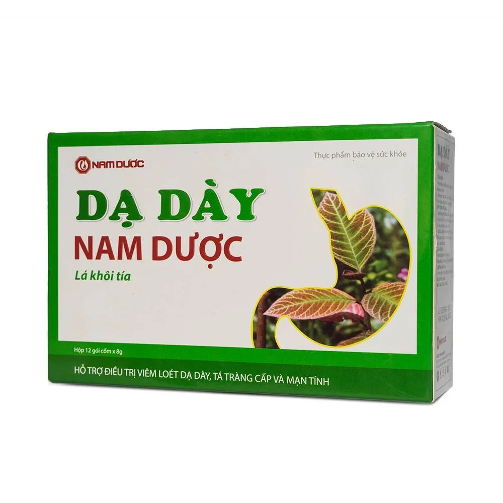 Hình ảnh Bột uống Dạ Dày Nam Dược hỗ trợ điều trị viêm loét dạ dày, tá tràng (12 gói)