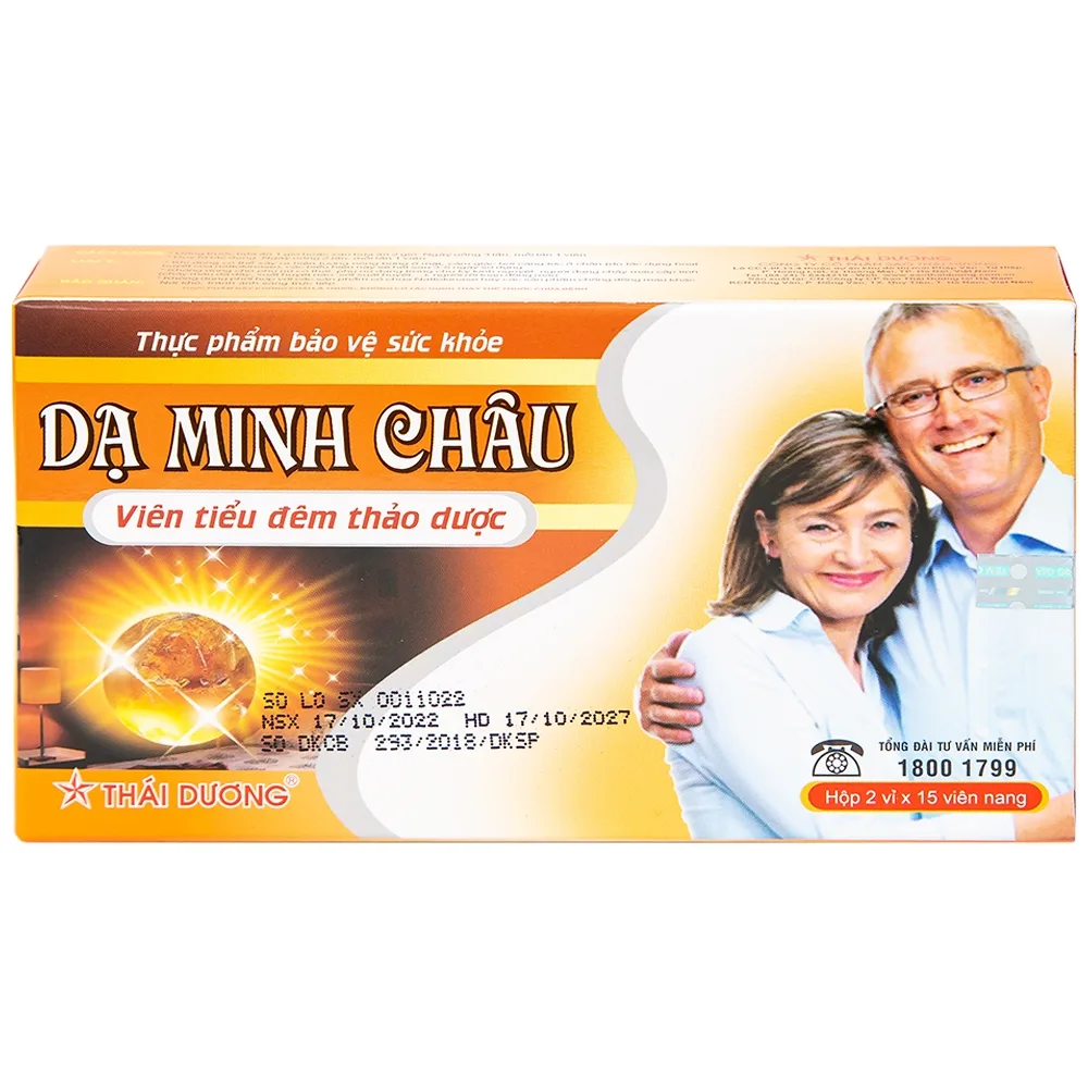 Hình ảnh Viên thảo dược Dạ Minh Châu giúp ôn bổ thận dương, cố tinh (2 vỉ x 15 viên)
