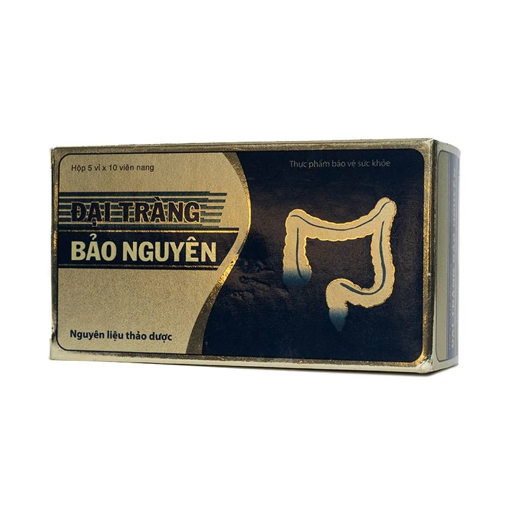 Hình ảnh Viên uống Đại Tràng Bảo Nguyên hỗ trợ làm giảm đi ngoài phân sống, tiêu chảy (5 vỉ x 10 viên)