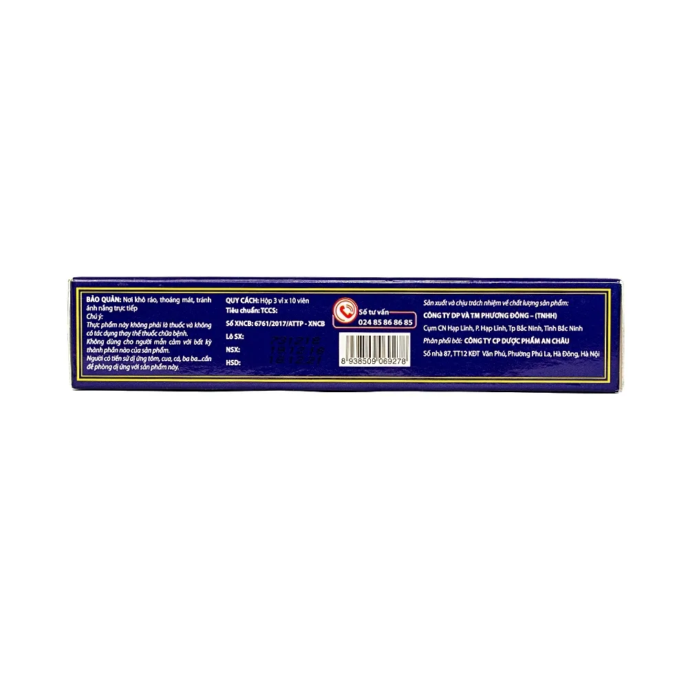 Hình ảnh Viên uống Đại Tràng Phương Đông giảm các triệu chứng viêm đại tràng cấp và mãn tính (3 vỉ x 10 viên)