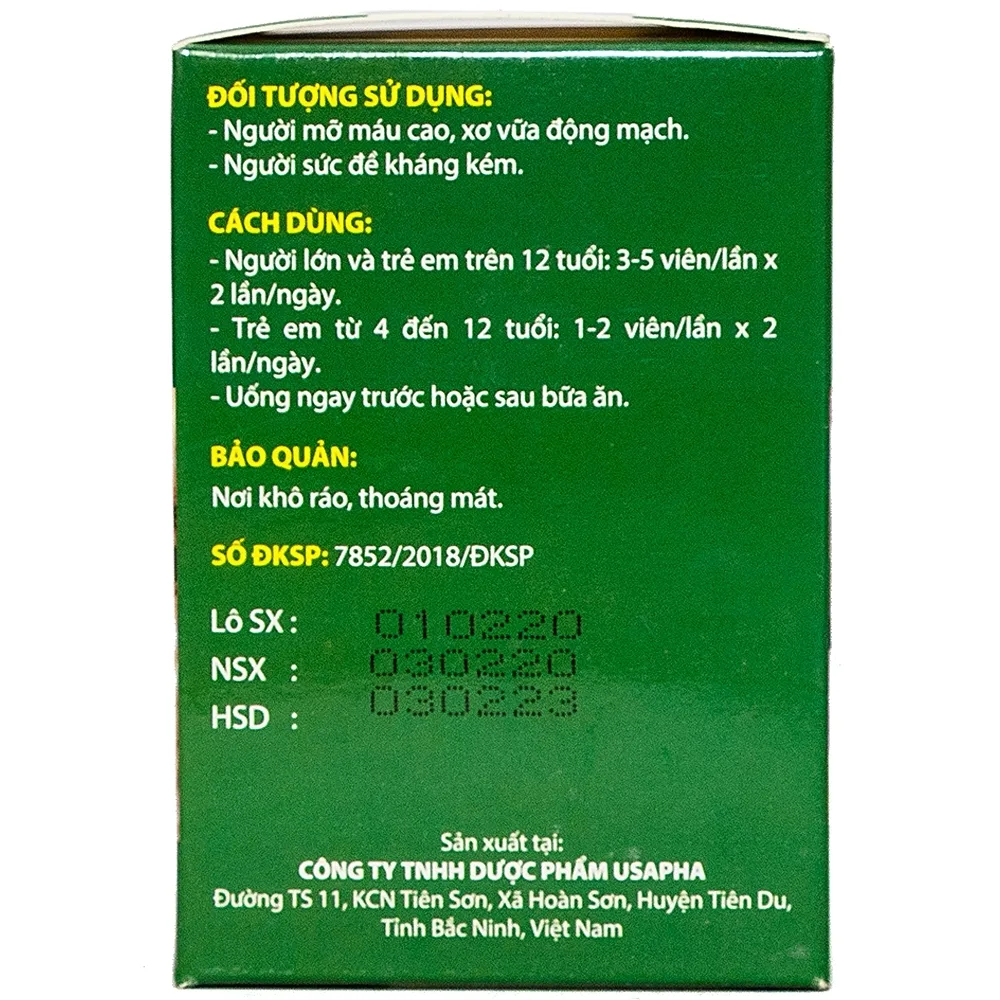 Hình ảnh Dầu Tỏi Tuệ Linh hỗ trợ giảm mỡ máu, giảm nguy cơ xơ vữa động mạch vành (100 viên)