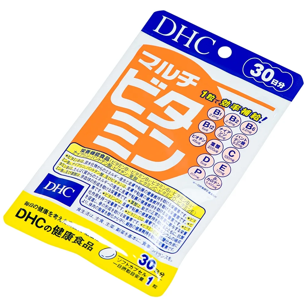 Hình ảnh Viên uống DHC Multi Vitamins (New) bổ sung các vitamin cho cơ thể, hỗ trợ bồi bổ sức khỏe (30 viên)