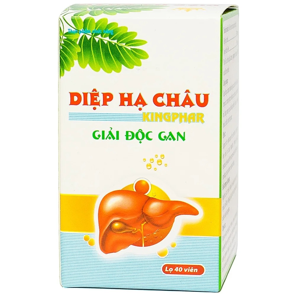 Hình ảnh Viên uống Diệp Hạ Châu Kingphar tăng cường chức năng gan, bảo vệ tế bào gan (40 viên)