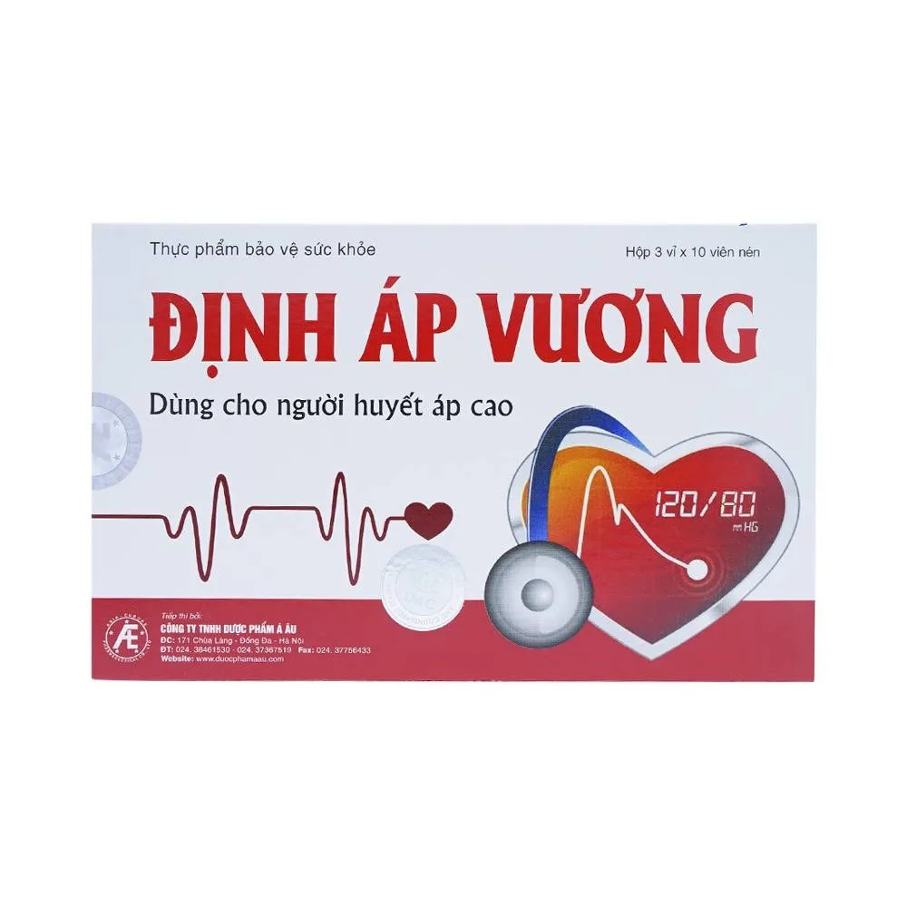 Hình ảnh Viên uống Định Áp Vương IMC hỗ trợ làm giảm lipid máu (3 vỉ x 10 viên)