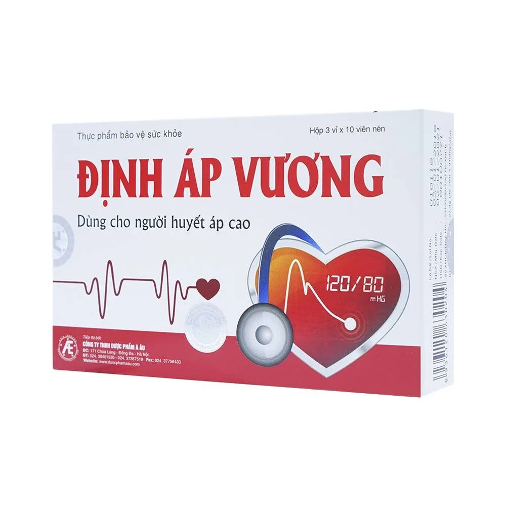 Hình ảnh Viên uống Định Áp Vương IMC hỗ trợ làm giảm lipid máu (3 vỉ x 10 viên)