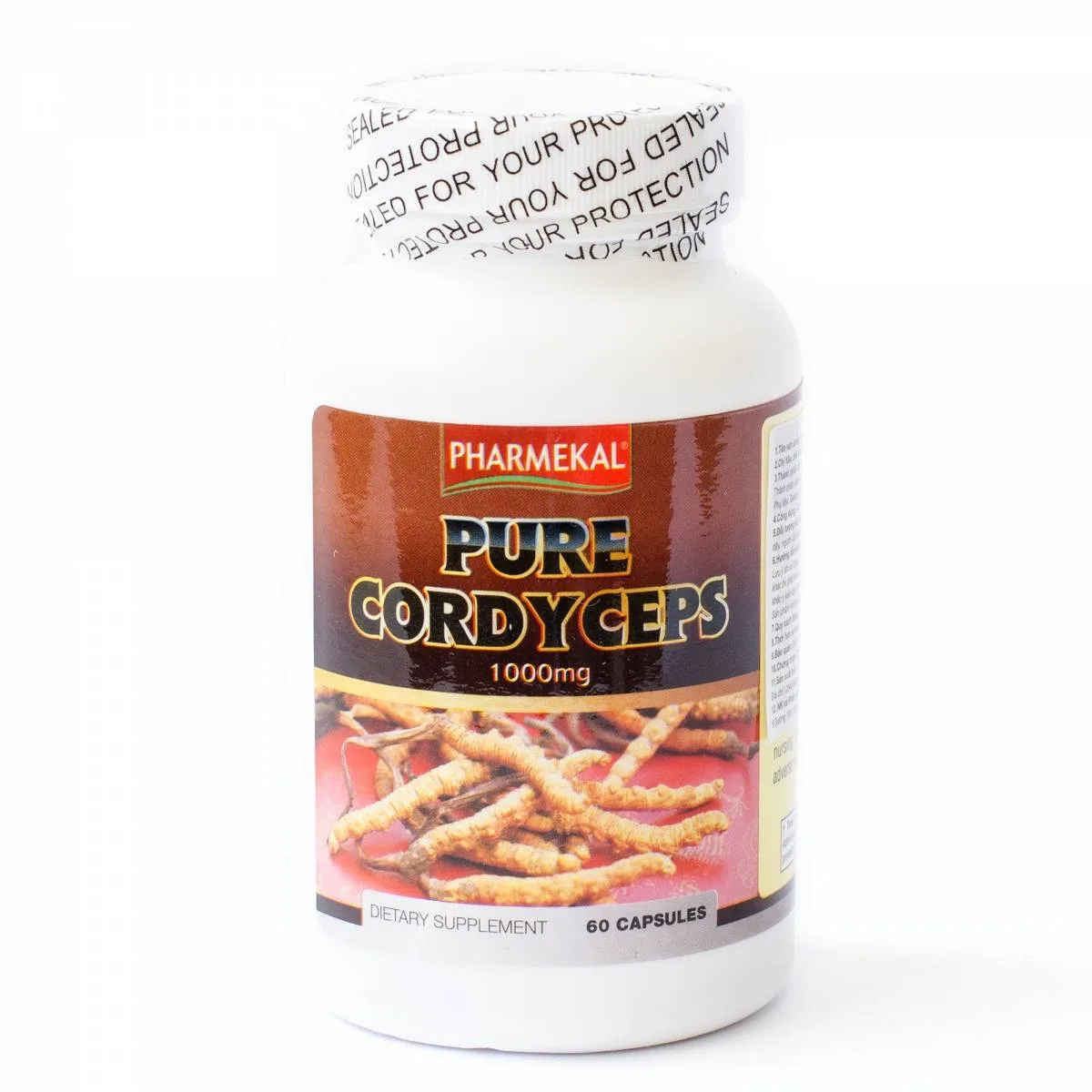 Hình ảnh Viên uống Pure Cordyceps Pharmekal giúp tăng cường sức đề kháng của cơ thể (60 viên)