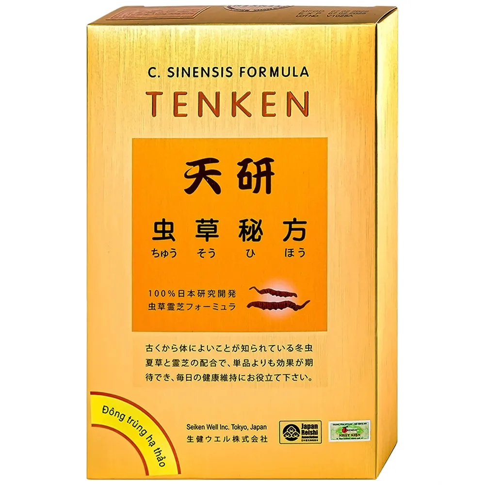 Hình ảnh Viên uống Đông Trùng Hạ Thảo Tenken hỗ trợ bồi bổ sức khỏe, tăng cường sinh lực (60 viên)