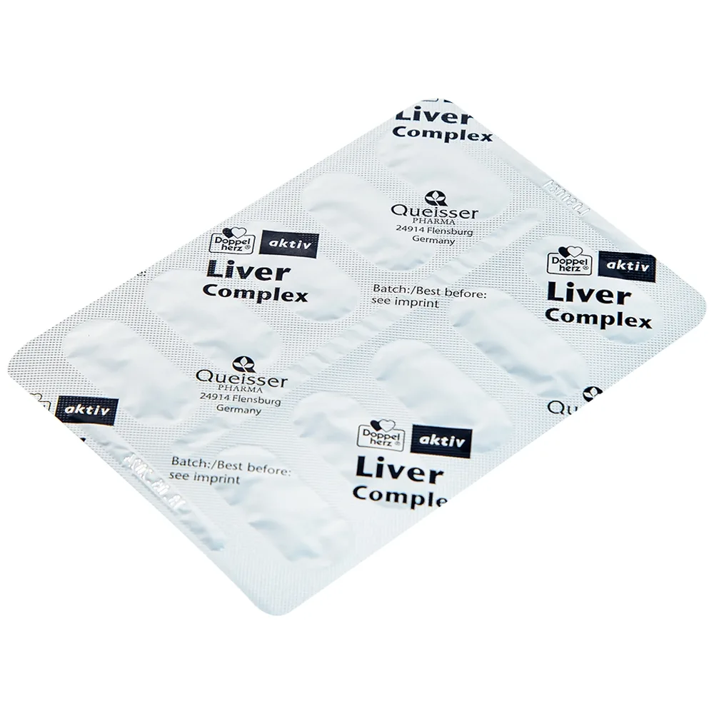 Hình ảnh Viên uống Liver Complex Doppelherz Aktiv hỗ trợ thanh nhiệt, tăng cường giải độc gan (3 vỉ x 10 viên)