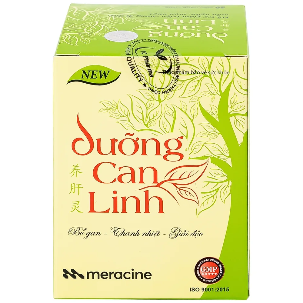 Hình ảnh Viên uống Dưỡng Can Linh Meracine bổ gan, tăng cường bảo vệ gan (40 viên)
