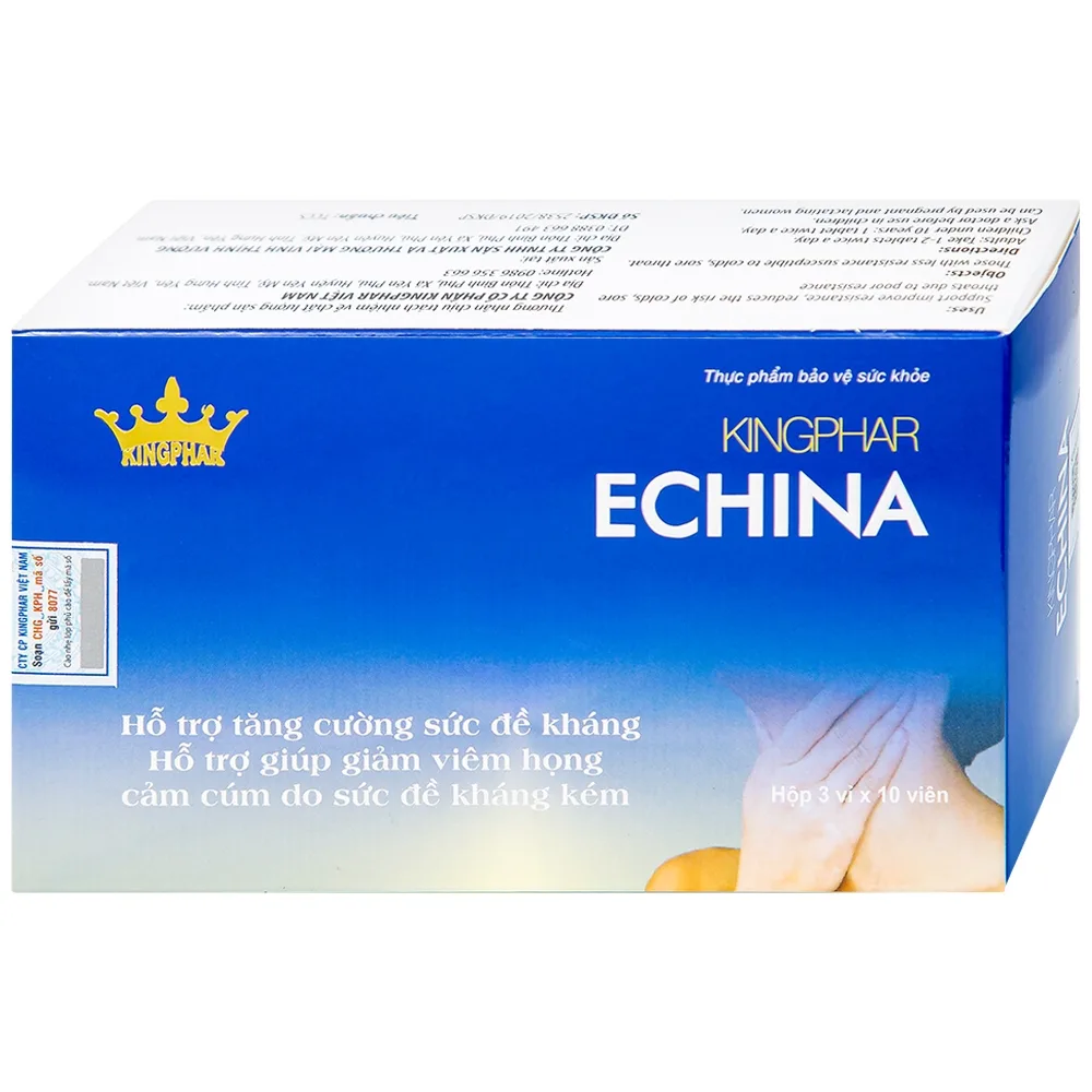 Hình ảnh Viên uống Echina Kingphar hỗ trợ tăng cường sức đề kháng (30 viên)