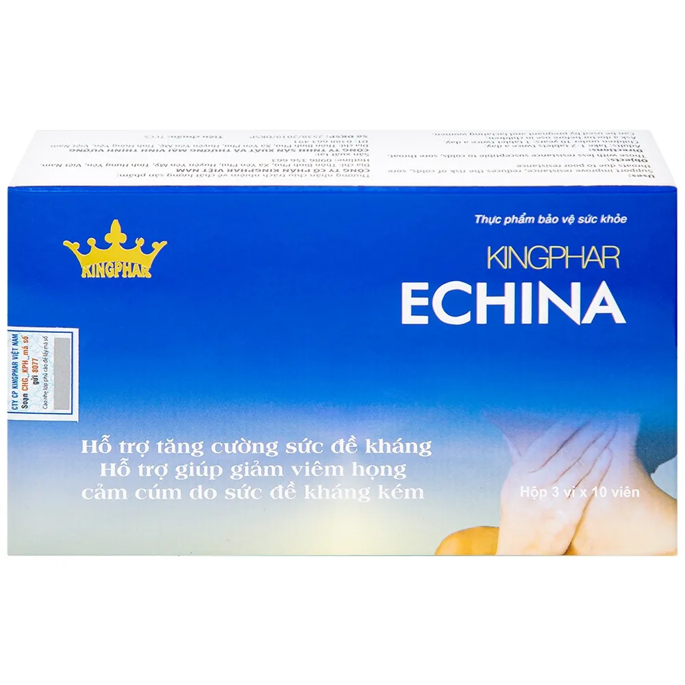 Hình ảnh Viên uống Echina Kingphar hỗ trợ tăng cường sức đề kháng (30 viên)
