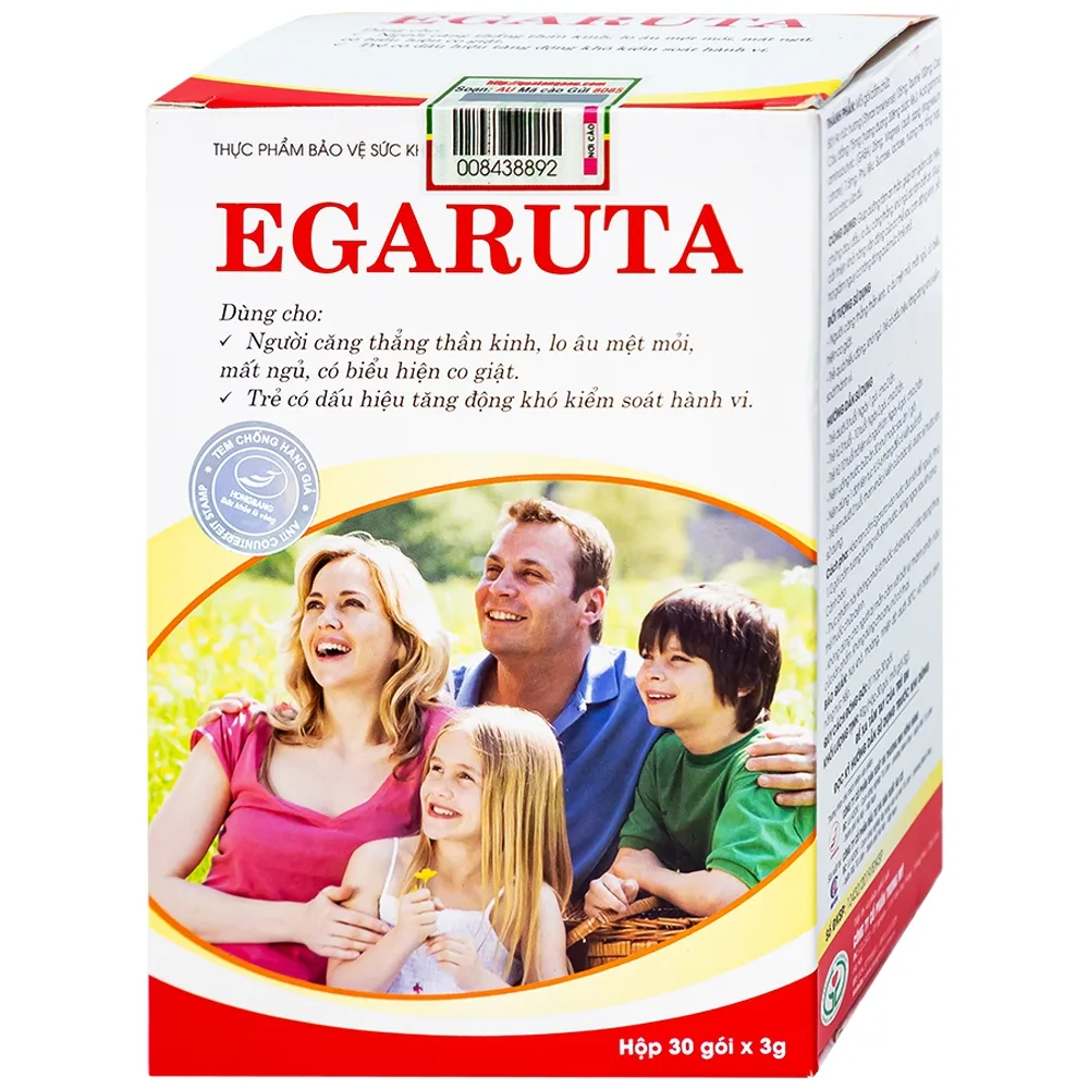 Hình ảnh Cốm Egaruta Hồng Bàng dưỡng tâm, an thần (30 gói)