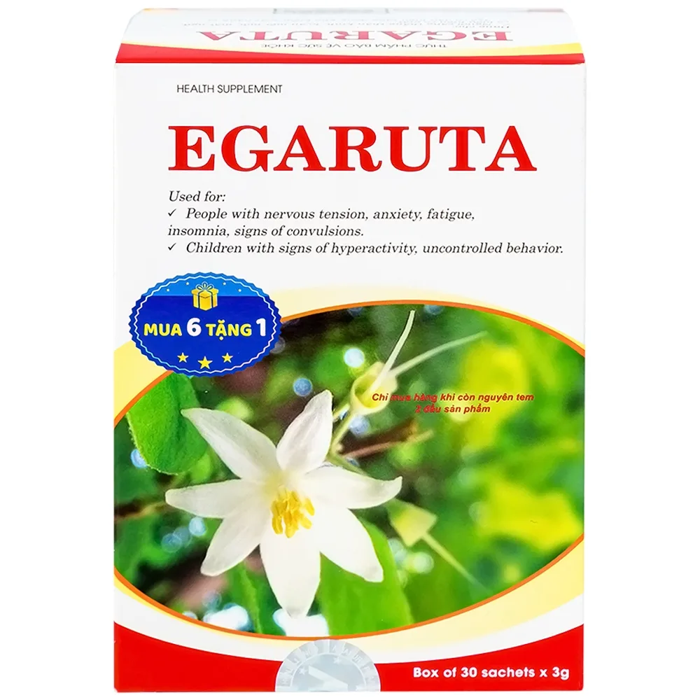 Hình ảnh Cốm Egaruta Hồng Bàng dưỡng tâm, an thần (30 gói)