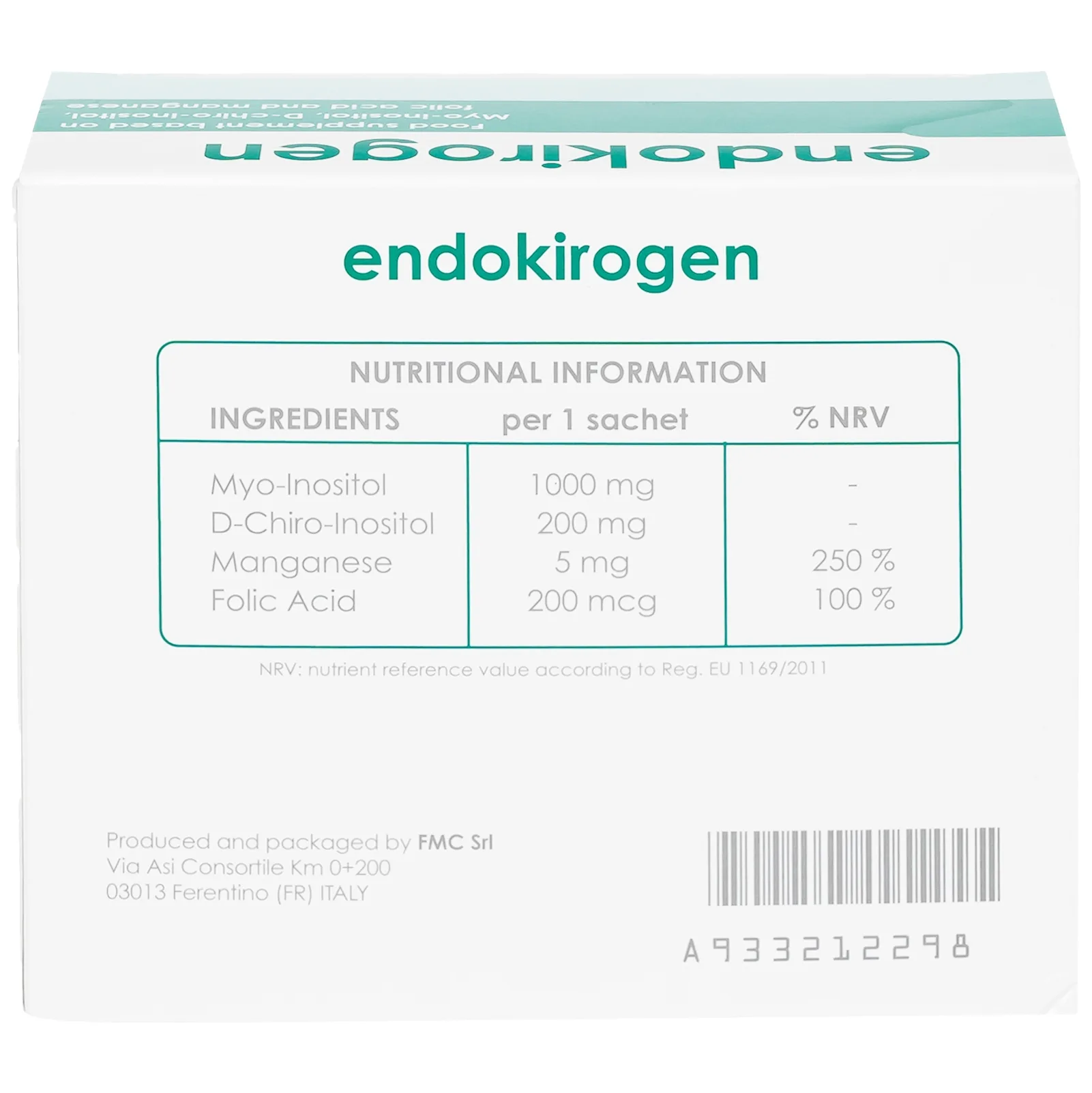 Hình ảnh Bột uống Endokirogen 4g Nutrilinea bổ sung inositol, hỗ trợ sức khỏe cho phụ nữ trước khi mang thai (30 gói)