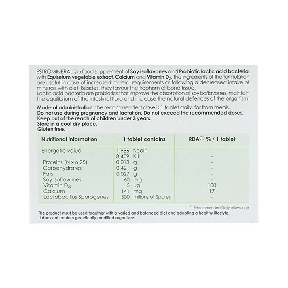 Hình ảnh Viên uống Estromineral Meda hỗ trợ tăng cường nội tiết tố (3 vỉ x 10 viên)