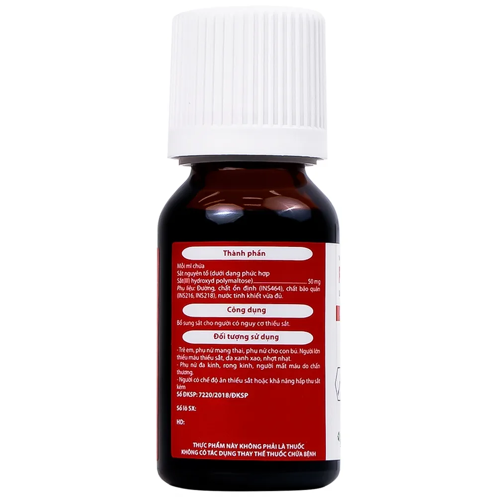 Hình ảnh Dung dịch uống Femalto 15ml Novocare bổ sung sắt do thiếu sắt