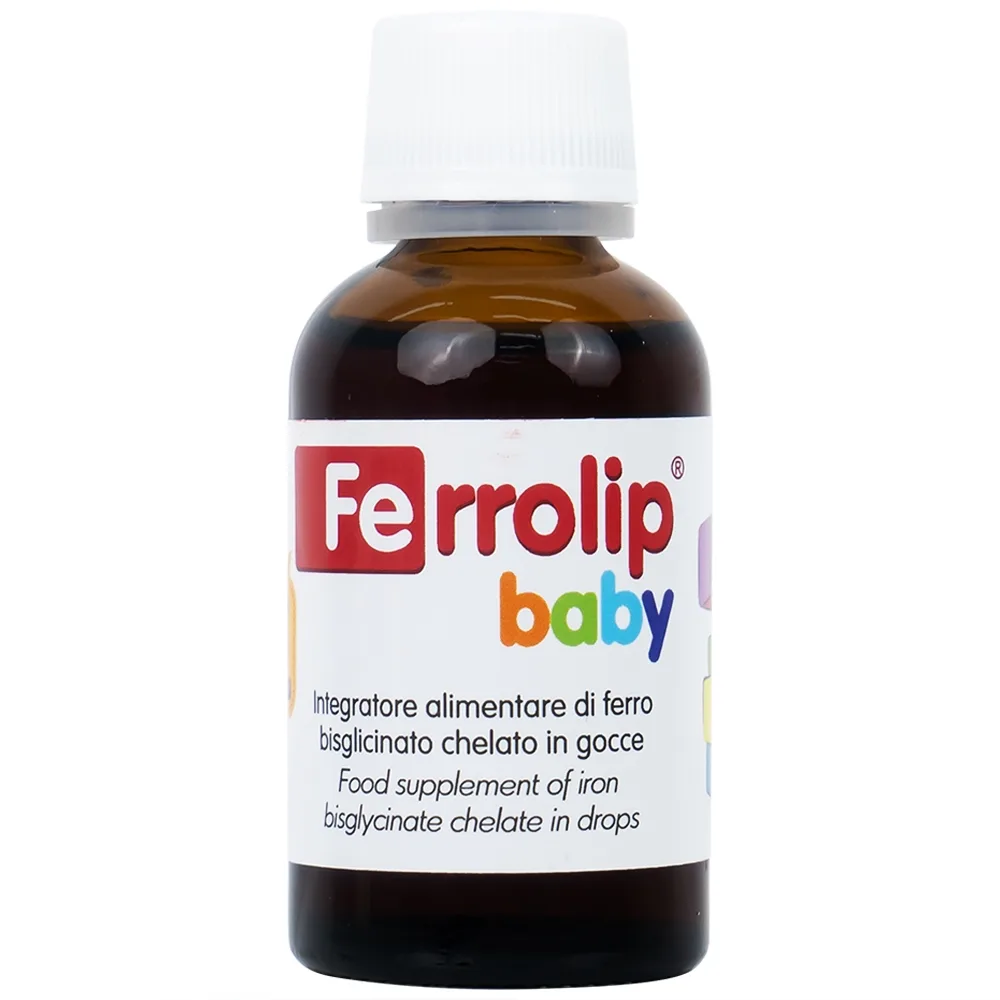 Hình ảnh  Dung dịch Ferrolip Baby InPharma SpA bổ sung sắt, giảm nguy cơ thiếu máu (30ml)