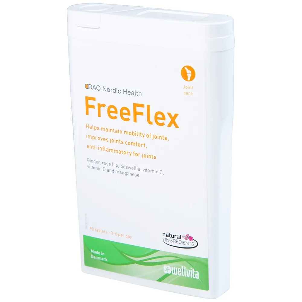 Hình ảnh Viên uống Free Flex DAO Nordic Health hỗ trợ hạn chế thoái hóa khớp, chống viêm ở khớp (90 viên)