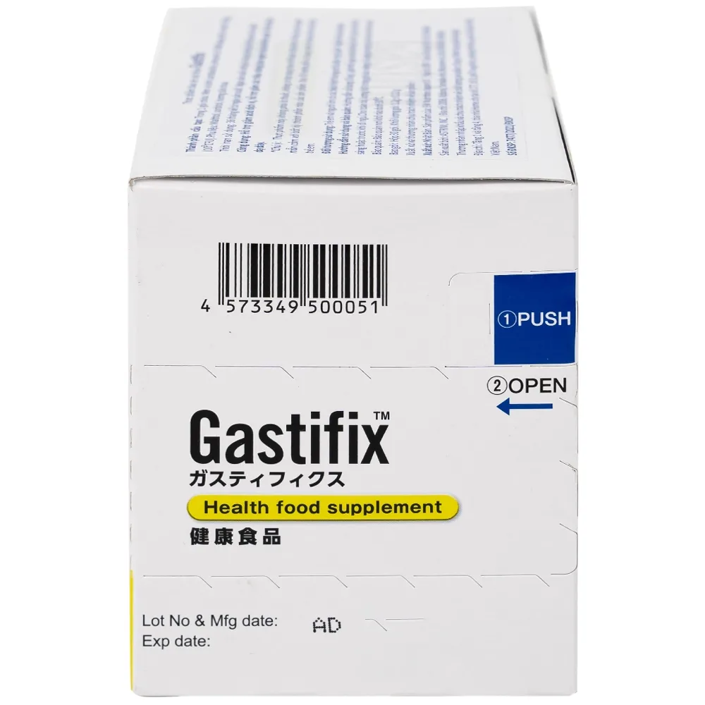 Hình ảnh Thực phẩm bảo vệ sức khỏe Gastifix EW Nutrition hỗ trợ giảm acid dịch vị, triệu chứng trào ngược dạ dày thực quản (30 gói x 1.2g)