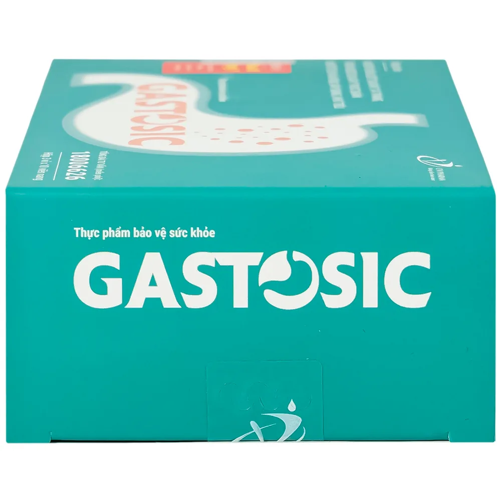 Hình ảnh Viên uống Gastosic CVI Pharma giúp tiêu hóa tốt, bảo vệ niêm mạc dạ dày (3 vỉ x 10 viên)