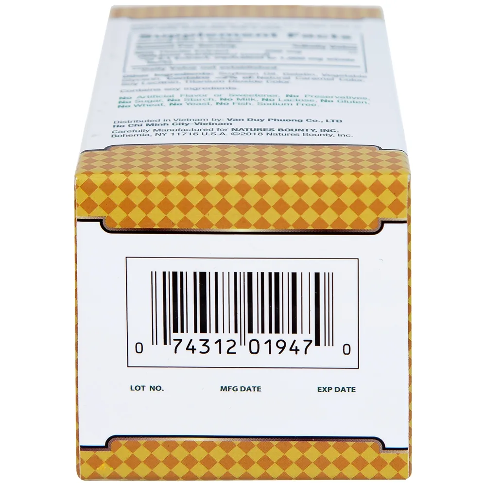 Hình ảnh Viên uống Milk Thistle Nature's Bounty hỗ trợ tăng cường chức năng gan, bảo vệ gan (50 viên)