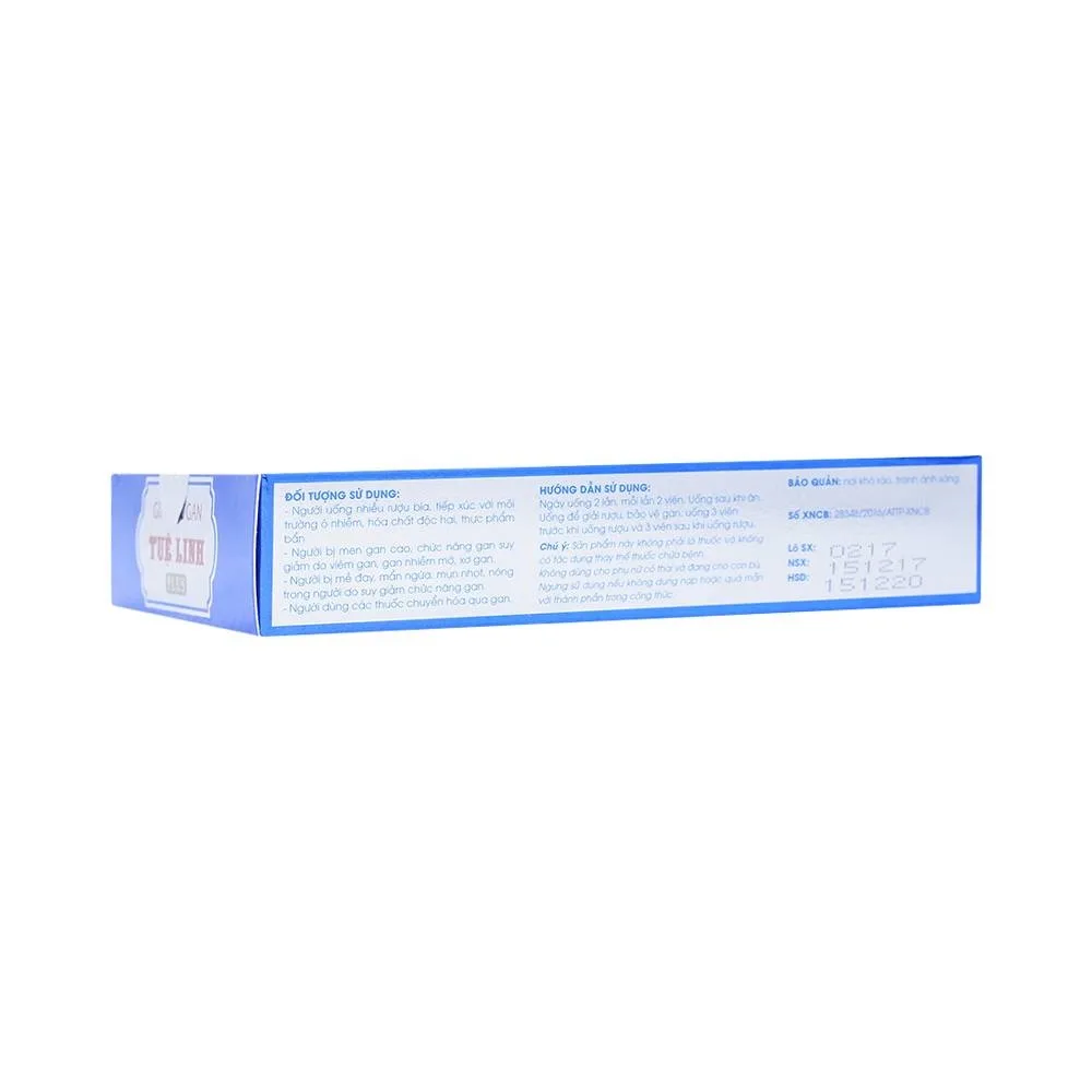 Hình ảnh Viên uống Tuệ Linh Plus tăng cường chức năng giải độc gan (3 vỉ x 10 viên)