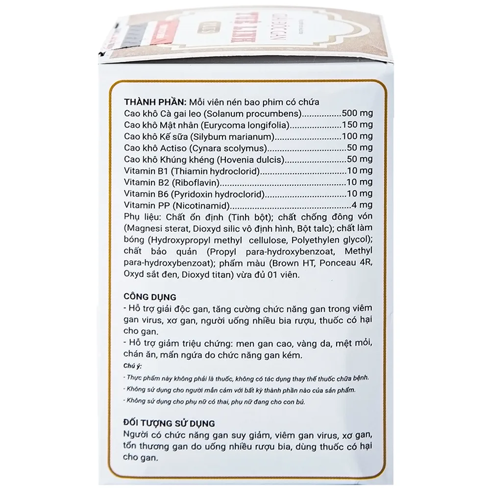 Hình ảnh Viên uống Tuệ Linh Plus hỗ trợ giải độc gan, tăng cường chức năng gan (60 viên)