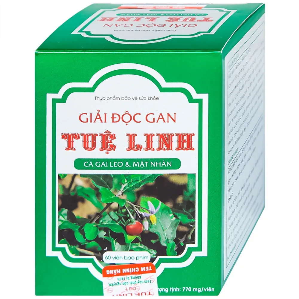Hình ảnh Viên uống Tuệ Linh hỗ trợ giải độc gan, bảo vệ gan (60 viên)