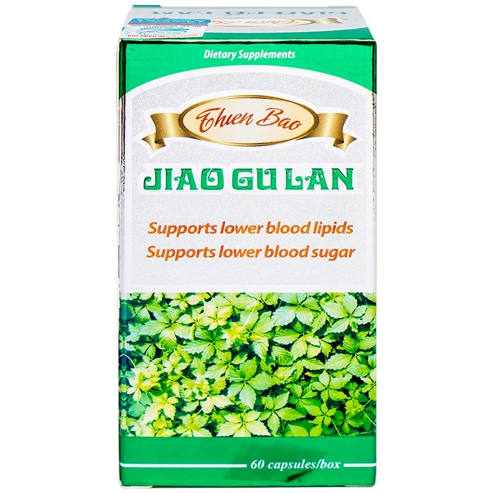 Hình ảnh Viên uống Giảo Cổ Lam Thiên Bảo hỗ trợ giảm mỡ máu, giảm đường huyết (60 viên)