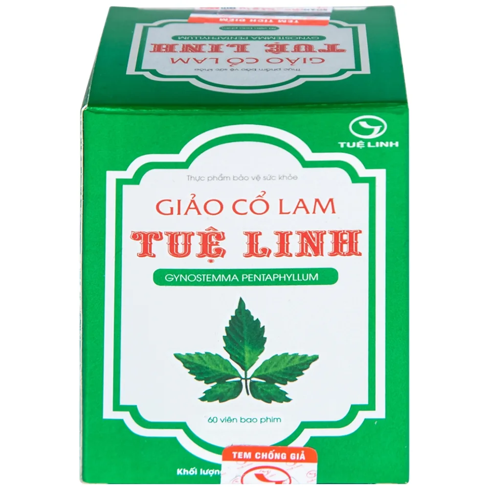 Hình ảnh Viên uống Giảo Cổ Lam Tuệ Linh hỗ trợ chuyển hóa đường, giảm nguy cơ đường huyết cao (60 viên)