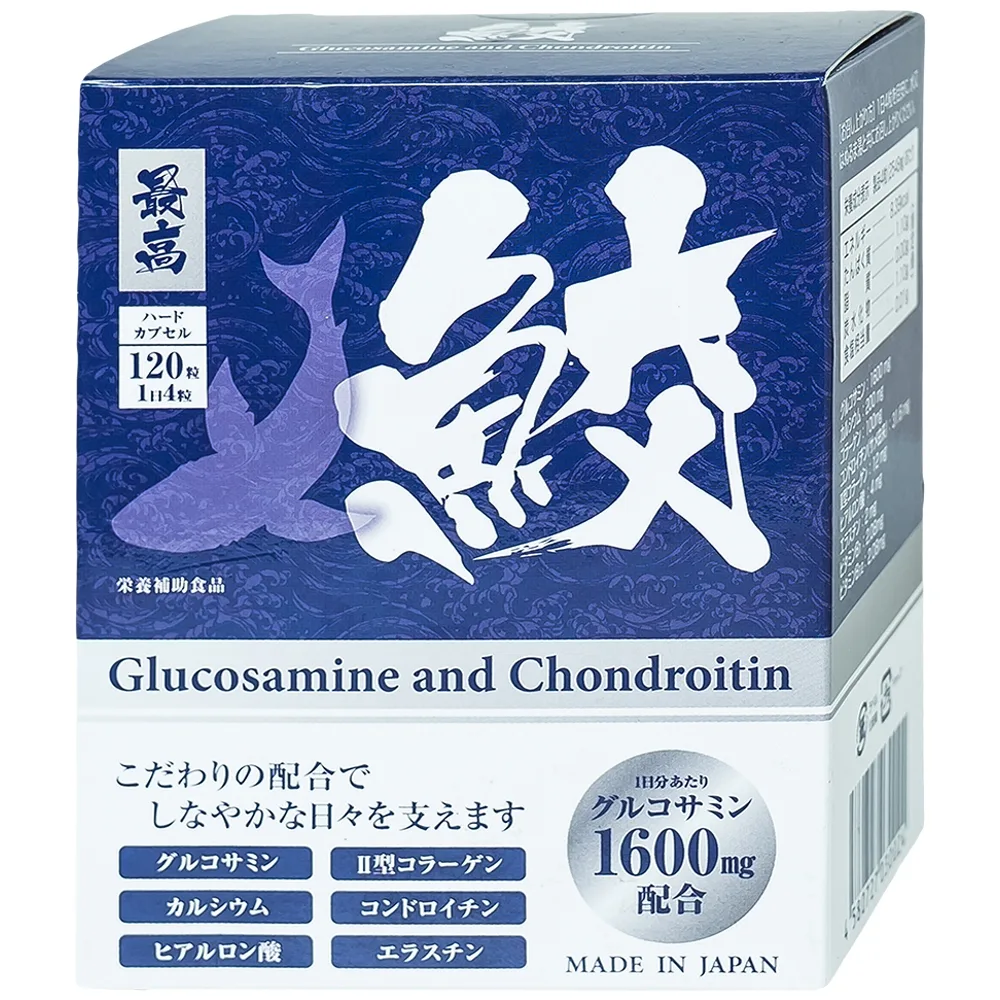 Hình ảnh Viên uống Glucosamine And Chondroitin Jpanwell hỗ trợ bổ sung chất nhờn dịch khớp (120 viên) 