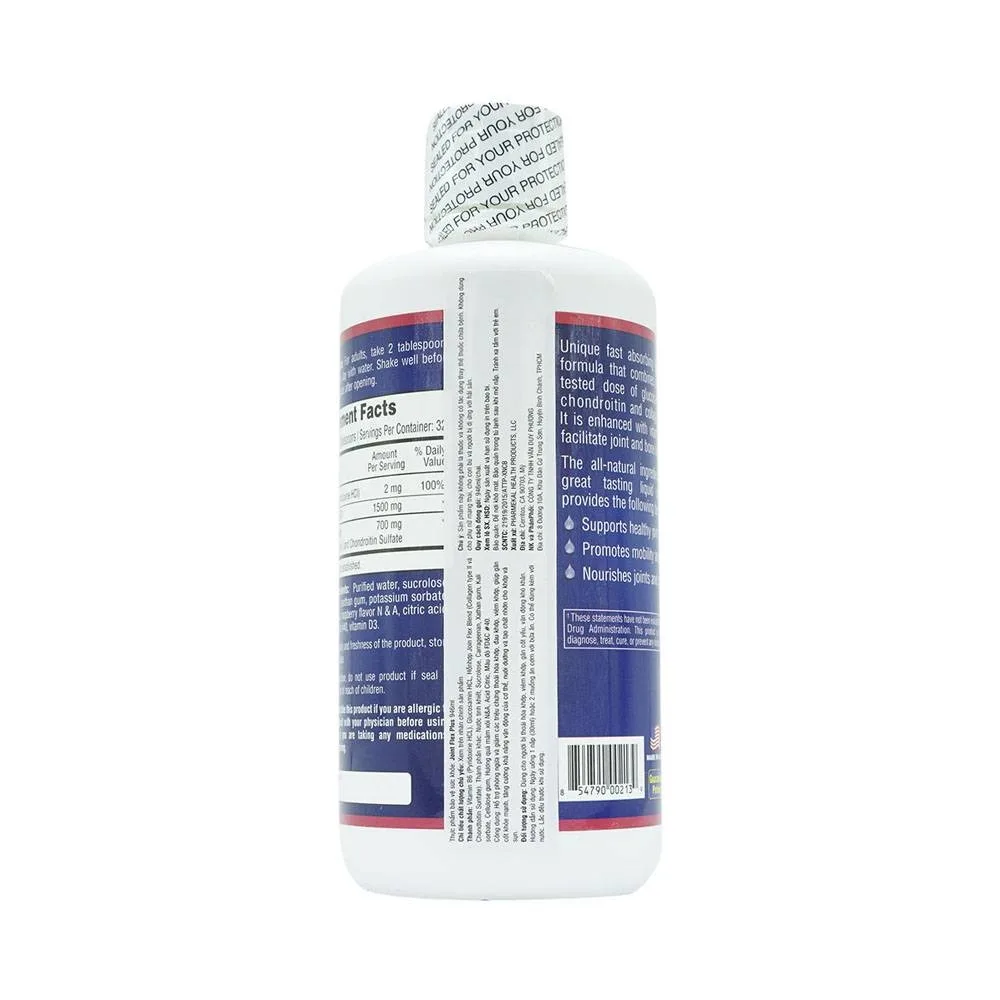 Hình ảnh Dung dịch Glucosamine & Chondroitin Pharmekal phòng ngừa và giảm thoái hóa khớp, viêm khớp (946ml)
