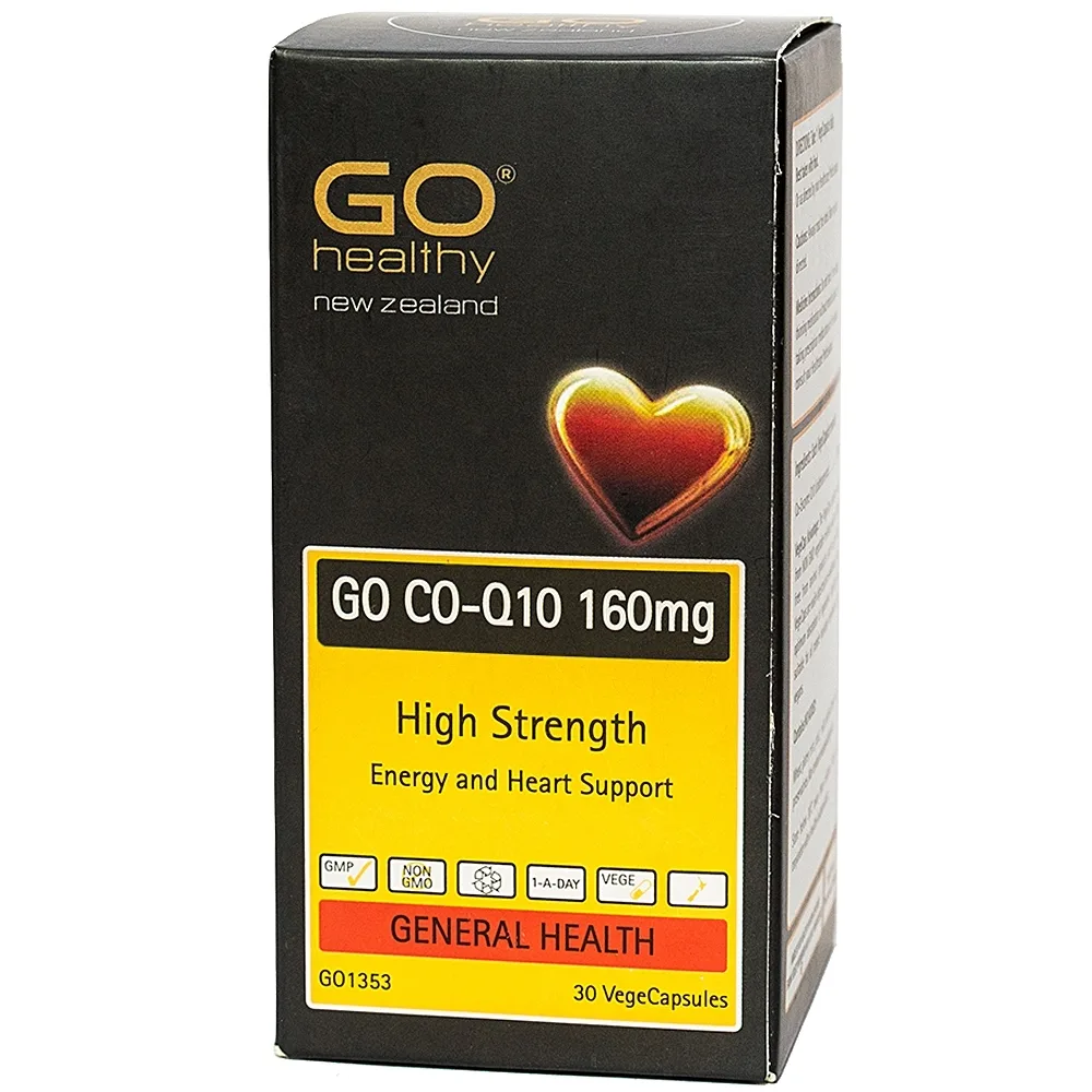 Hình ảnh Viên uống Go Co-Q10 160mg hỗ trợ giảm quá trình lão hóa tim mạch (30 viên)