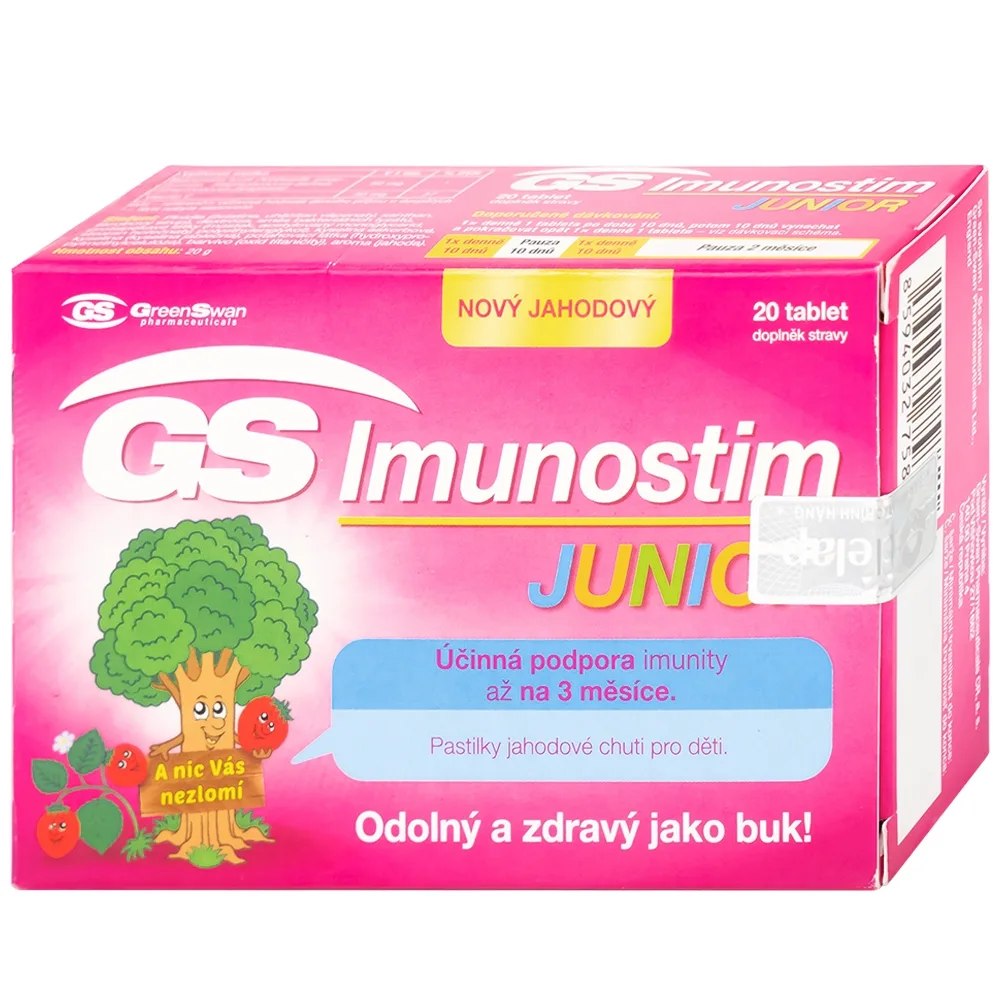 Hình ảnh Viên ngậm GS Imunostim Junior tăng cường chức năng hệ miễn dịch (2 vỉ x 10 viên)