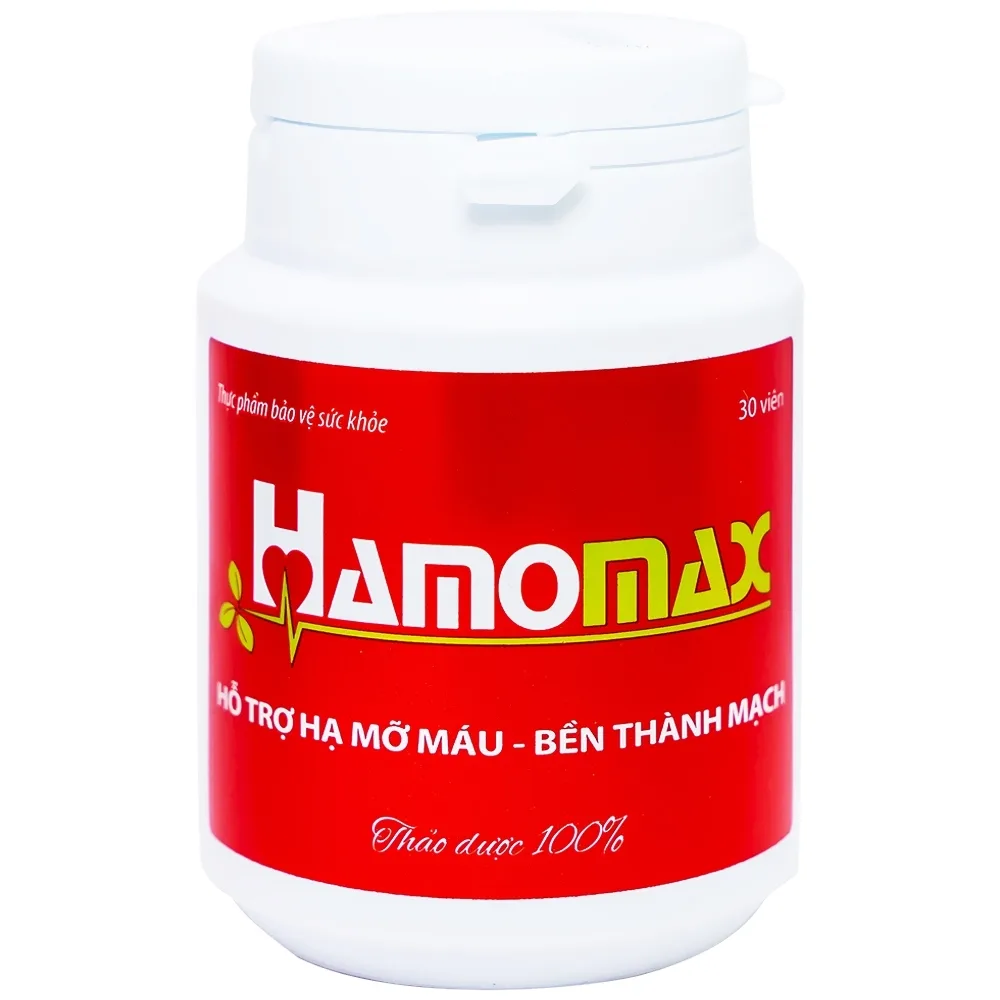 Hình ảnh Viên uống Hamomax DK Pharma hỗ trợ hạ mỡ máu, bền thành mạch (30 viên)