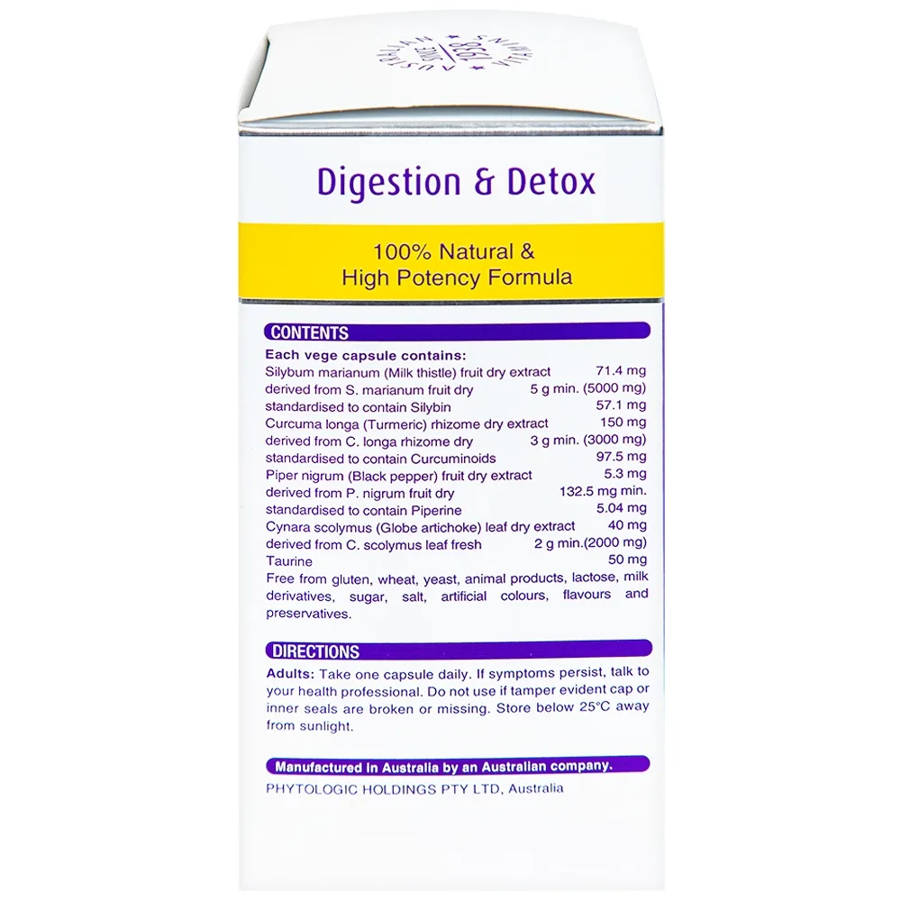 Hình ảnh Viên uống Liver Detox 1-A-Day Henry Blooms hỗ trợ giải độc gan, bảo vệ gan (60 viên)