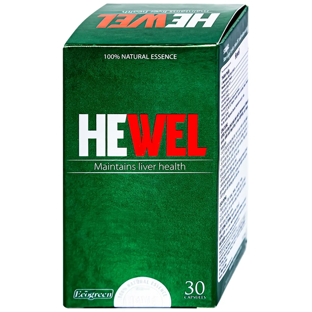 Hình ảnh Viên uống Hewel Ecogreen hỗ trợ tăng khả năng thải độc, bảo vệ gan (30 viên)