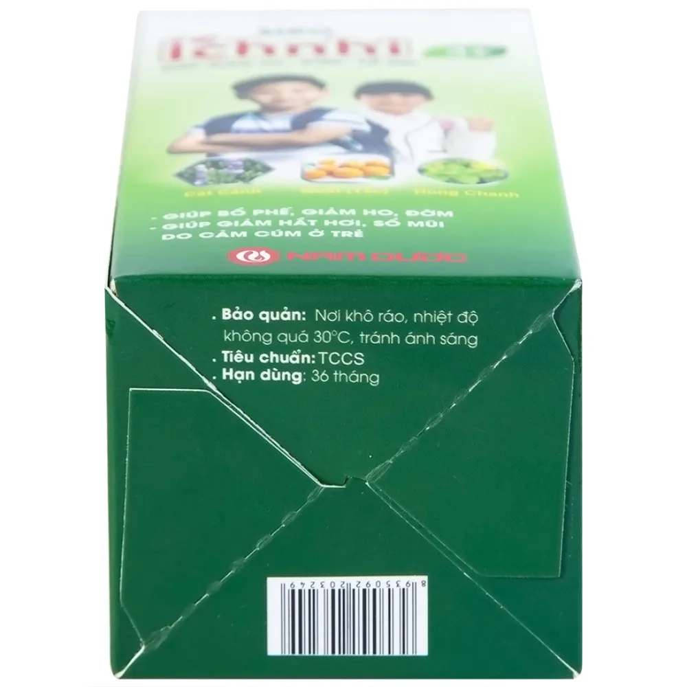 Hình ảnh Siro Ích nhi 3+ Nam Dược giúp giảm ho, đờm, sổ mũi (90ml)