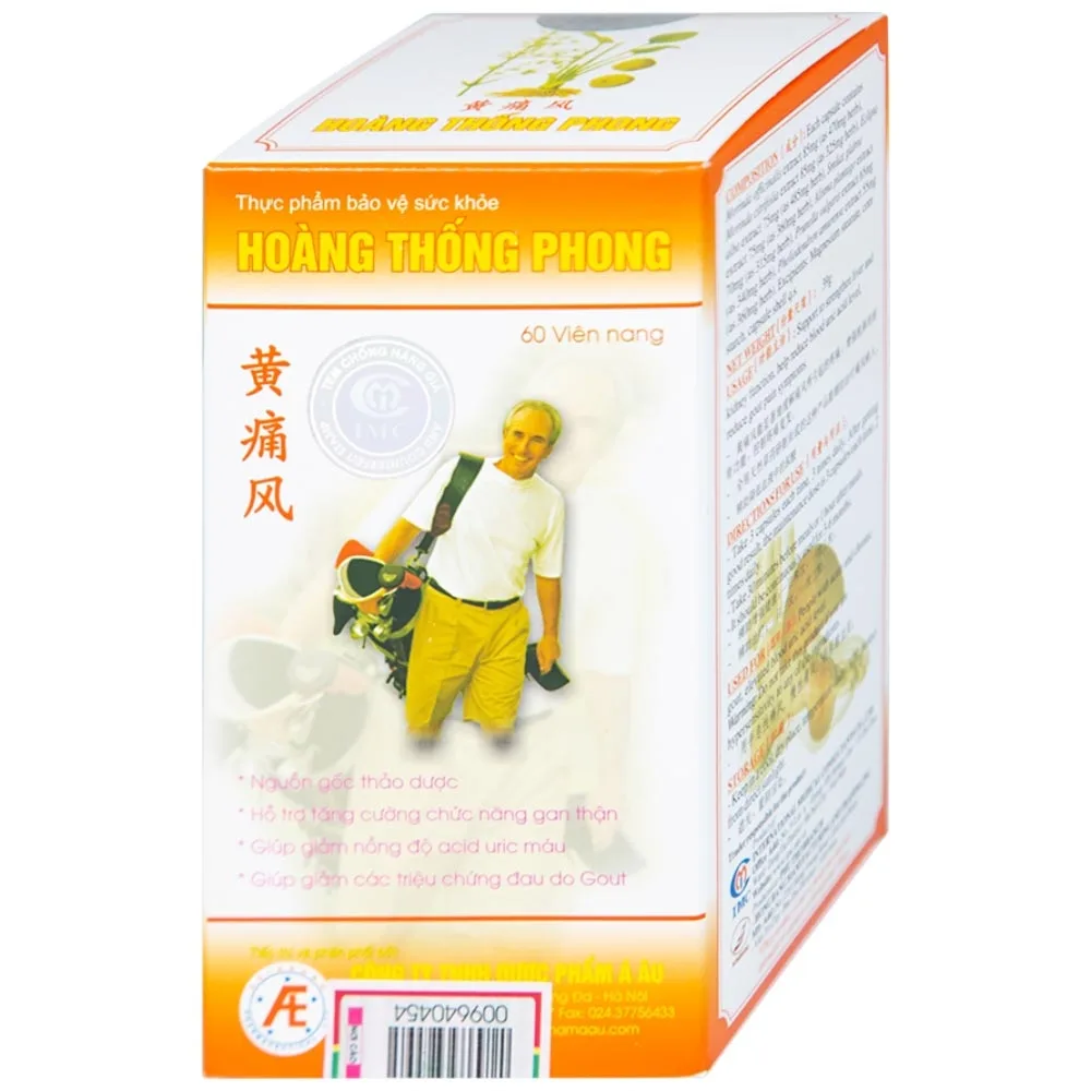 Hình ảnh Viên uống Hoàng Thống Phong IMC hỗ trợ tăng cường chức năng gan thận (60 viên)