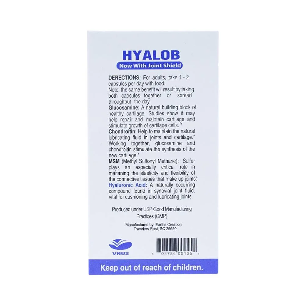 Hình ảnh Viên uống Hyalob tăng tính đàn hồi của sụn khớp (60 viên)