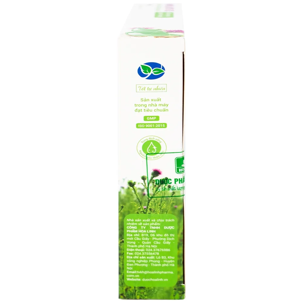 Hình ảnh Thực phẩm bảo vệ sức khỏe Ích Can Thanh Hoa Linh hỗ trợ thải độc gan, tăng cường chức năng gan (6 lọ x 10ml)