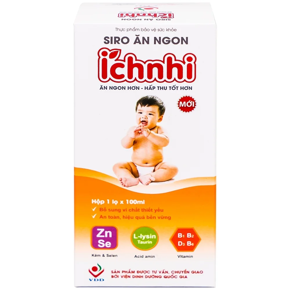 Hình ảnh Siro ăn ngon Íchnhi Nam Dược bổ sung vi chất dinh dưỡng, cải thiện chứng biếng ăn cho trẻ (100ml)