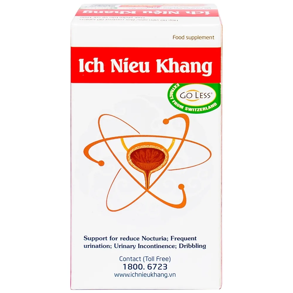 Hình ảnh Viên uống Ích Niệu Khang Medistar hỗ trợ giảm tiểu đêm, tiểu nhiều lần, tiểu són (80 viên)