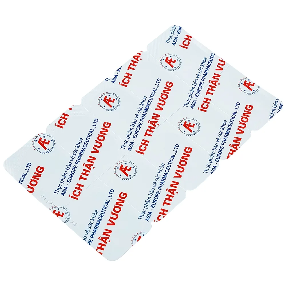 Hình ảnh Viên uống Ích Thận Vương Á Âu bổ thận, lợi tiểu (3 vỉ x 10 viên)