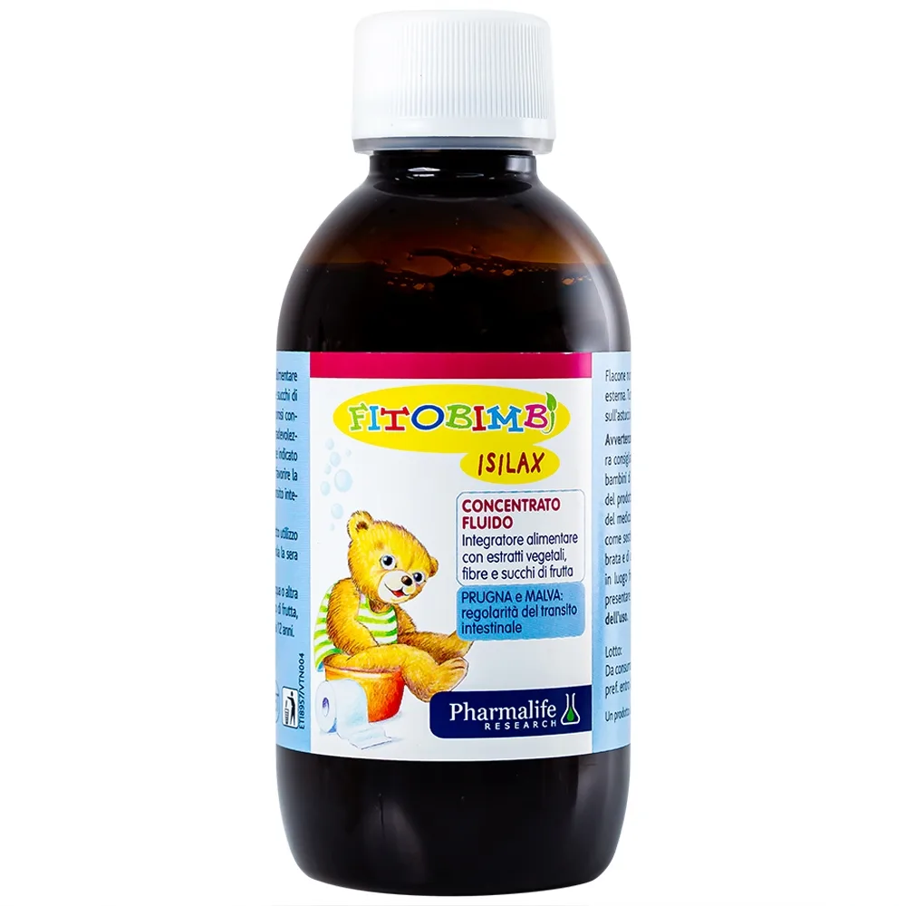 Hình ảnh Siro Fitobimbi Isilax Concentrato Fluido Pharmalife nhuận tràng, hỗ trợ giảm táo bón cho trẻ (200ml)