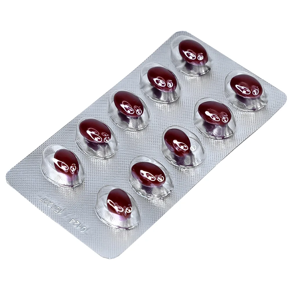 Hình ảnh Viên uống Ixantin Sucs bổ sung astaxanthin và vitamin B1, B6, B12 giúp cải thiện thị lực (3 vỉ x 10 viên)