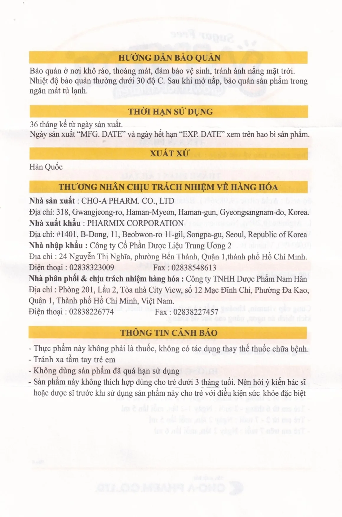 Hình ảnh Siro Jalkton Growth For Children Cho-A cung cấp vitamin, khoáng chất, axit amin (400ml)